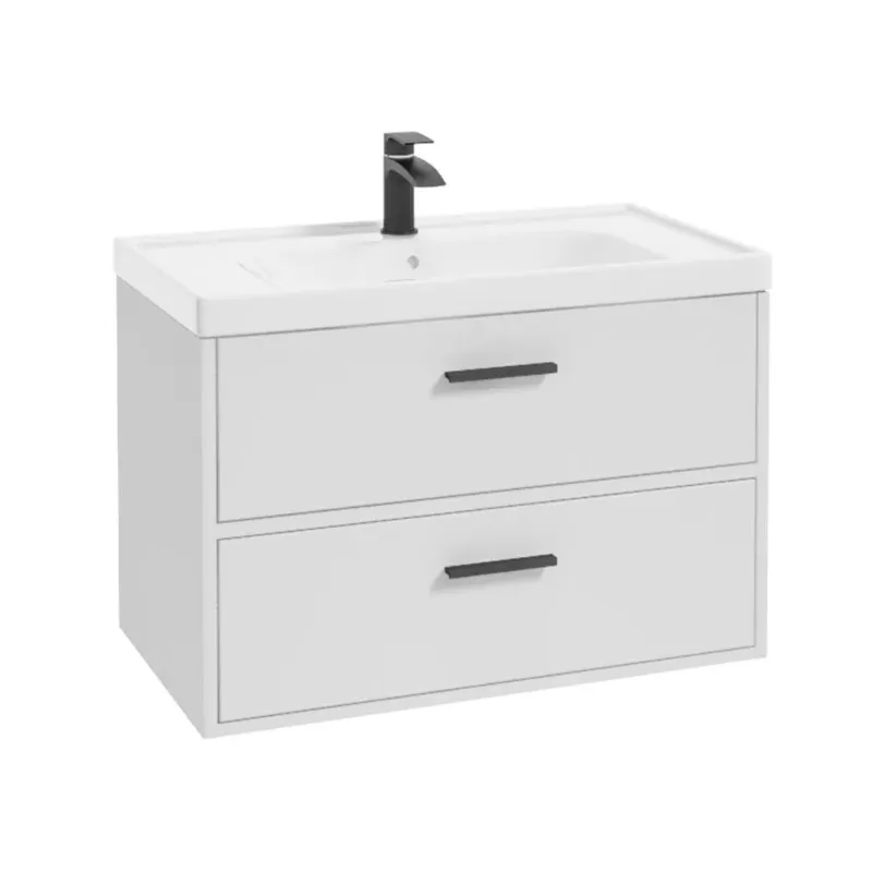 FINLAND Wall Hung Two Drawer Vanity Unit and Basin