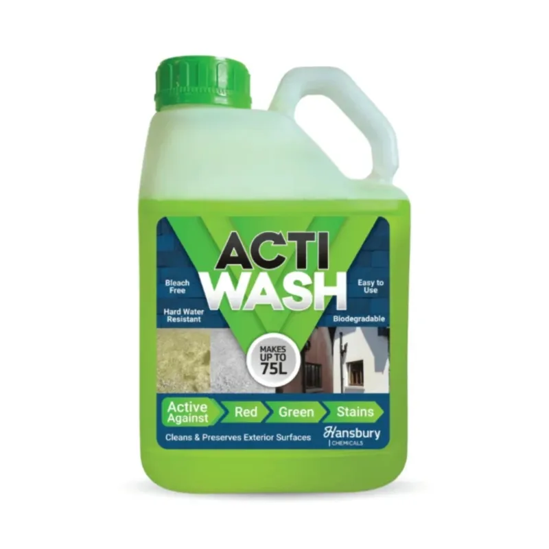 Actiwash Domestic Biocide – Exterior Algae, Mould, and Fungi Remover