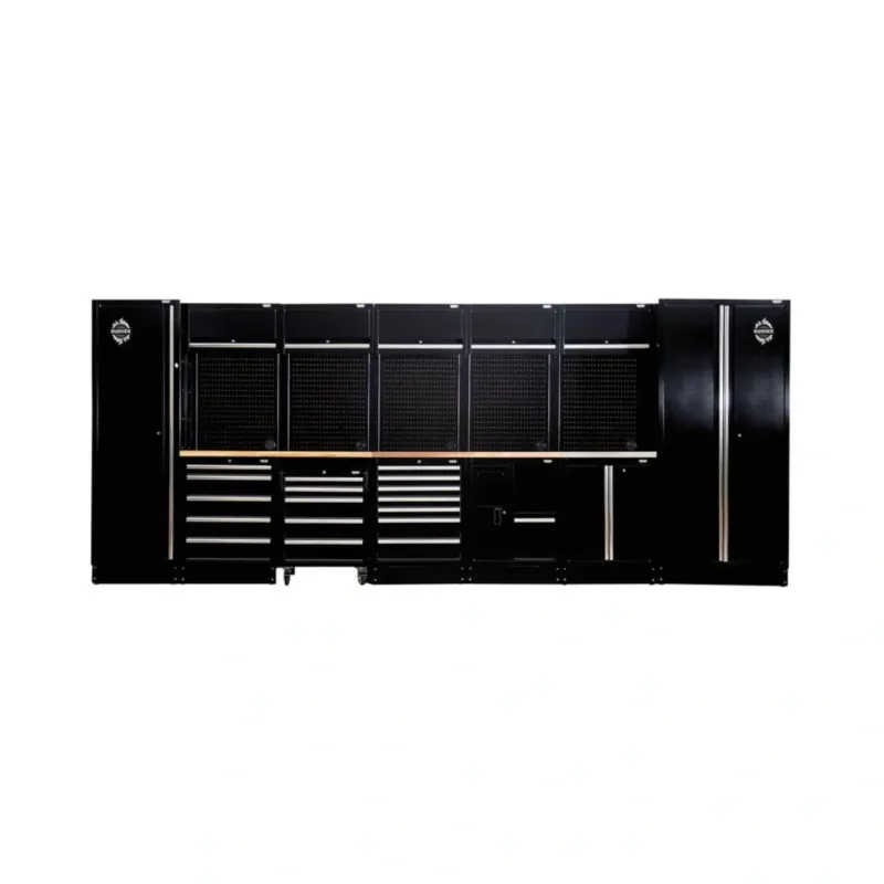 BUNKER 25 Piece Modular Storage Combo with Sink & Hardwood Worktop