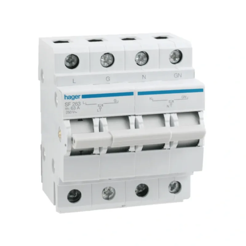 Hager 2-Pole Changeover Switch (63A)
