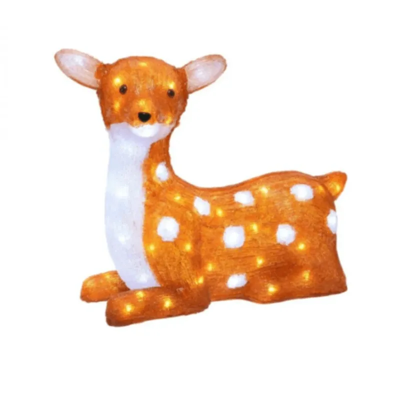 LED Acrylic Deer - 41.5cm
