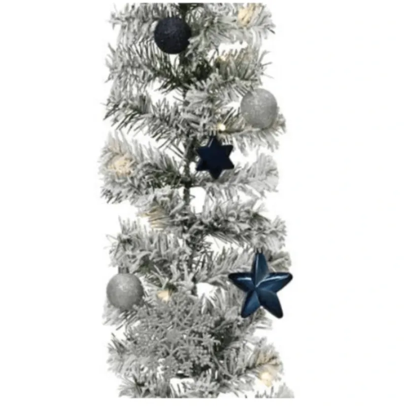 Snowy Imperial Garland 180 cm