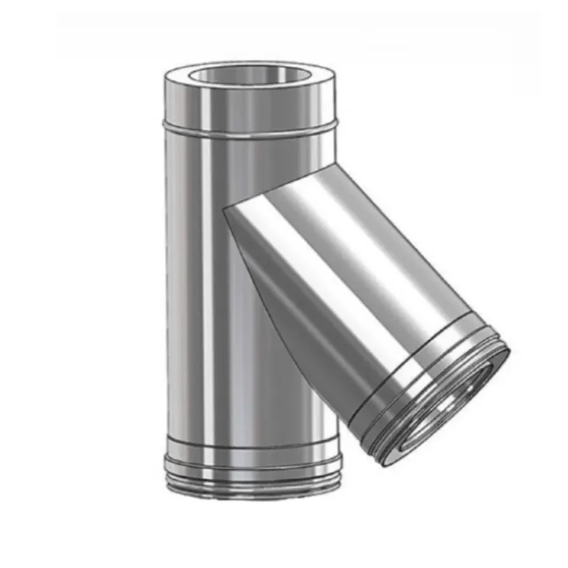 System 2 – 45° Tee Flue Bend with Cleaning Access
