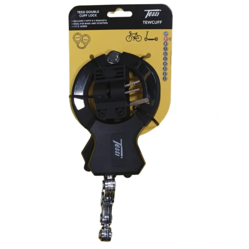 Tessi Double Cuff Bike and Scooter Cuff Lock | TEWCUFF