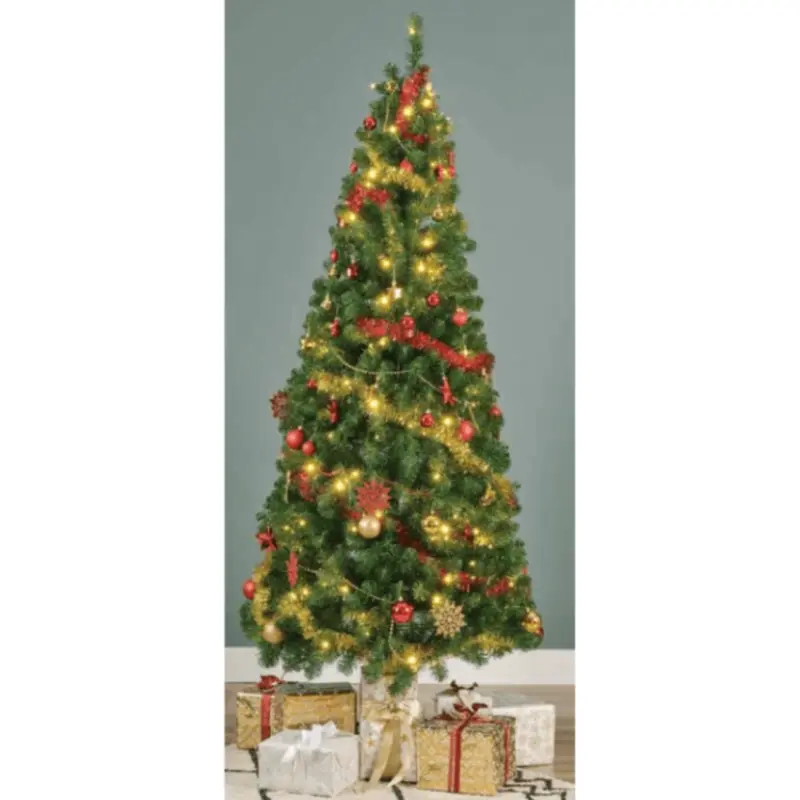 Decorated  Pop-Up Pre-Lit Tree 1.8 M / 6ft
