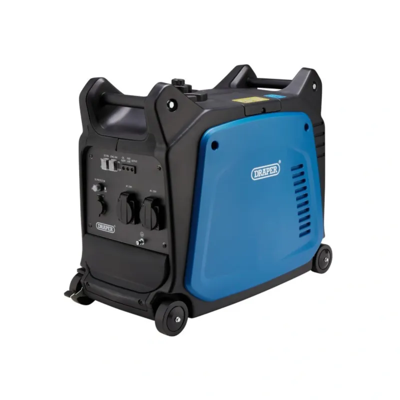 Draper Petrol Inverter Generator 2300W, 2500W Max