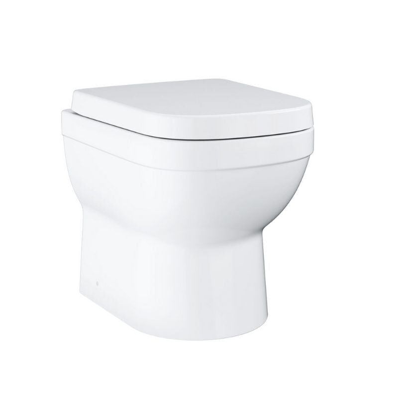 Euro Floor Standing Back To Wall Rimless Pan & Soft Close Seat