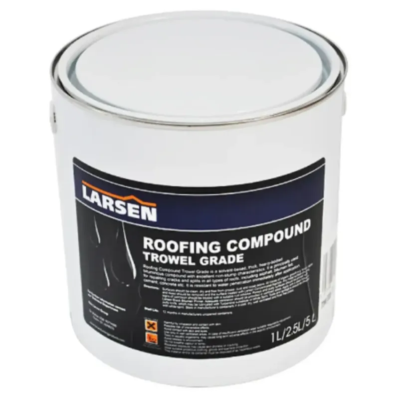LARSEN Roofing Trowel Mastic 2.5L Black
