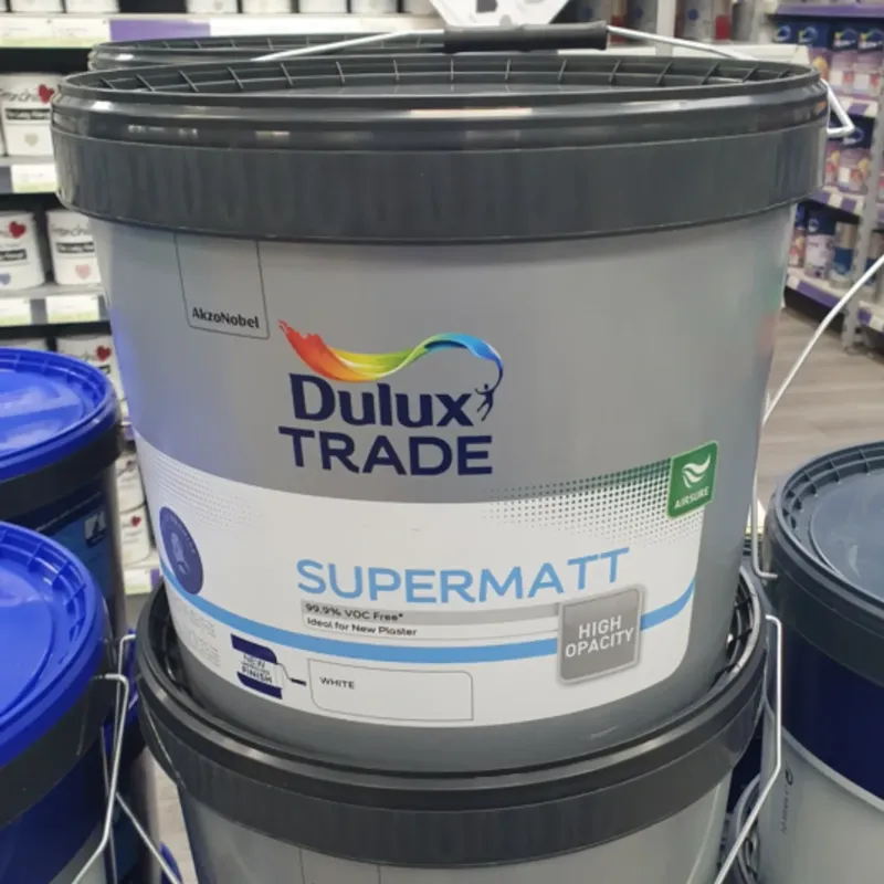Supermatt Trade Dulux Brilliant White 10 Litres