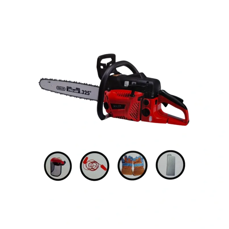 Victor 50cc Petrol Chainsaw with 20-Inch Oregon Bar