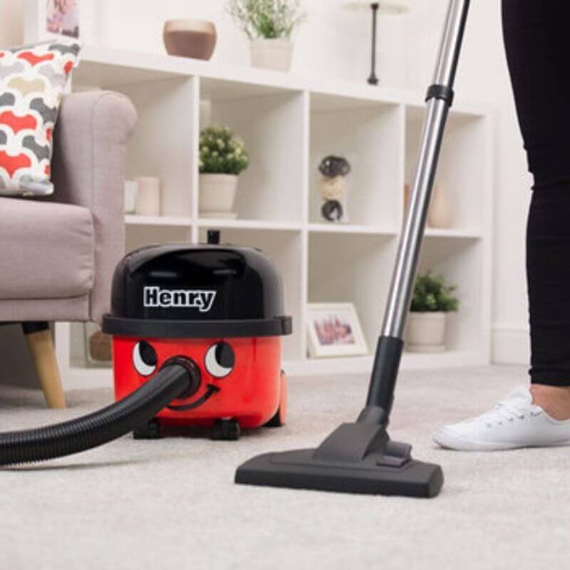 Henry Hoover Vacuum Cleaner In Action