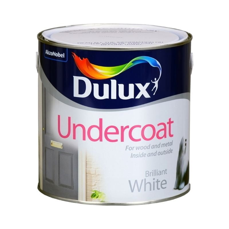 Dulux Undercoat Pure Brilliant White 2.5 Litres