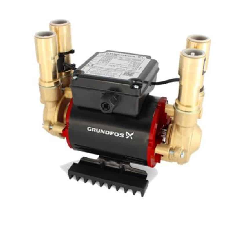 Grundfos Amazon Positive Twin Brass Shower Pump (STP 2.0B) - 2 Bar