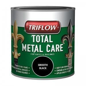 Black Metal Paint for Railings and gates Triflow