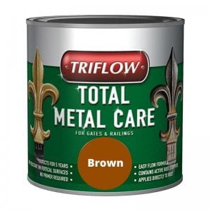 Brown Metal Paint for Railings and gates Triflow