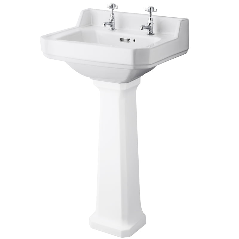 Cashel Bathroom Sink – 2 Tap Openings