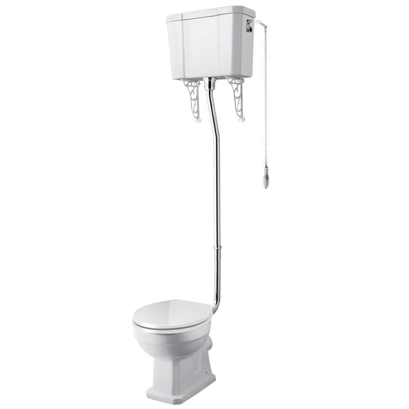 Cashel High Level Toilet Complete With Soft Close Seat & Cover
