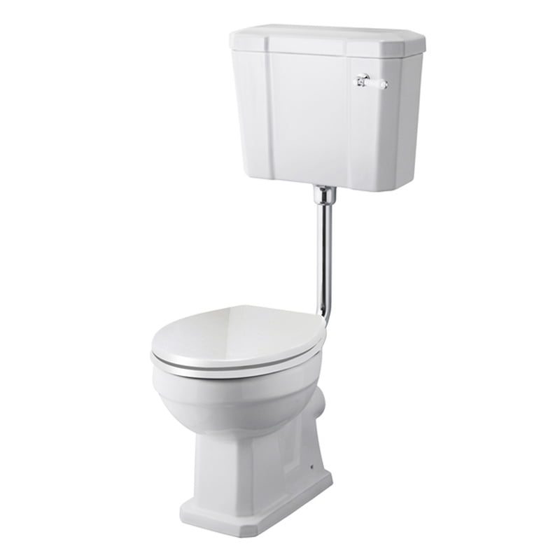 Cashel Low Level Toilet Complete With Soft Close Seat & Cover