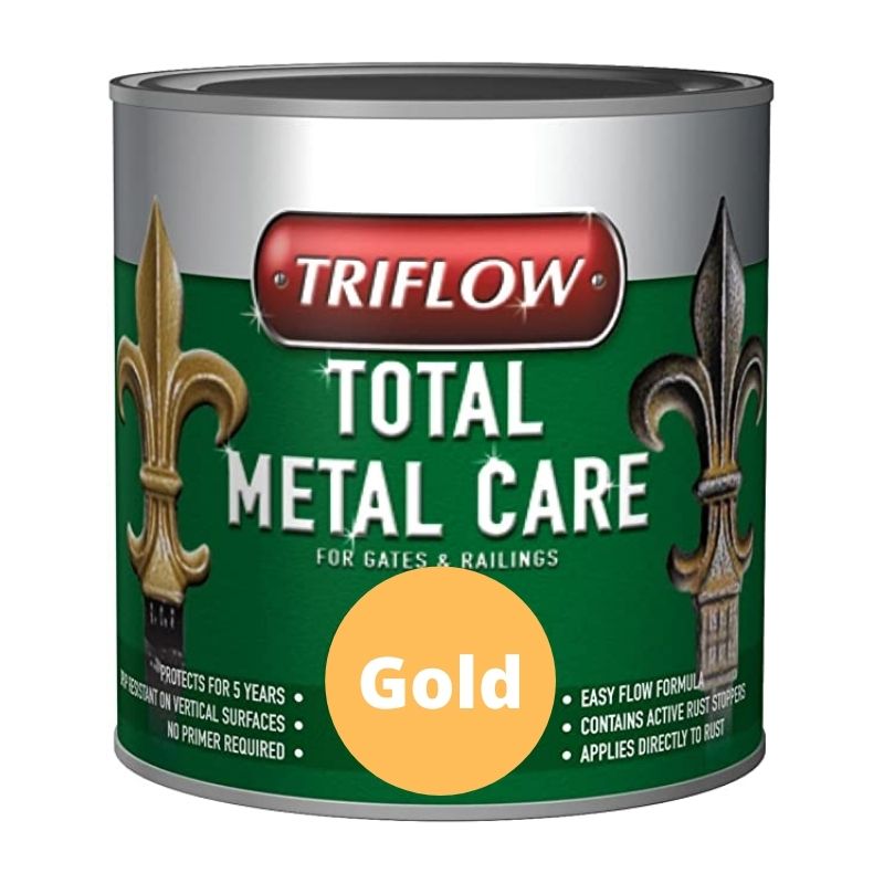Gold Metal Paint for Railings and gates Triflow