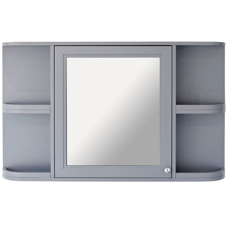 Merrion Mirror Bathroom Cabinet | 120cm | Slate Grey