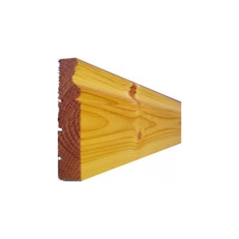 Ogee Skirting Board Unfinished Moulded Red Deal