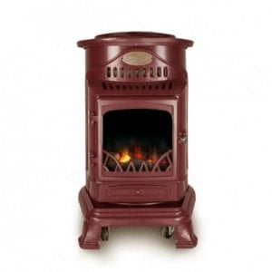 Provence Gas Stove Heater Burgundy