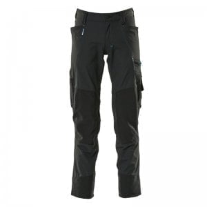 Safety Workwear Trousers with Kneepad pockets Black Mascot 17179-311-09