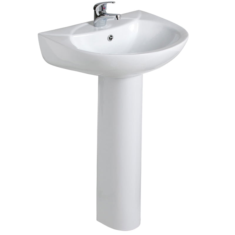 Strata Bathroom Sink & Full Pedestal