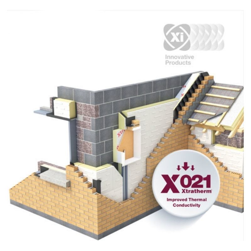 Xtratherm Cavity PIR Wall Insulation Tongue & Groove 60mm