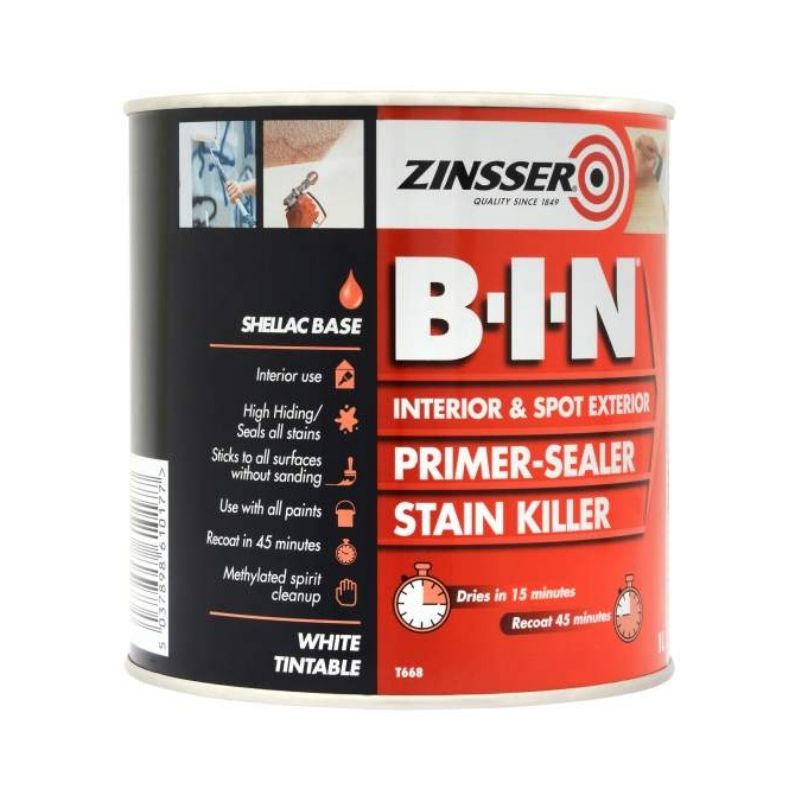 Zinsser BIN Primer Sealer Stain Killer