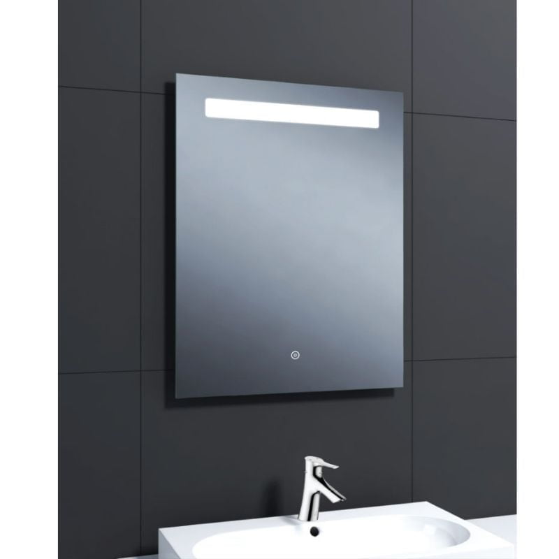 Zen LED Bathroom Mirror With Shaver – 800mm X 600mm