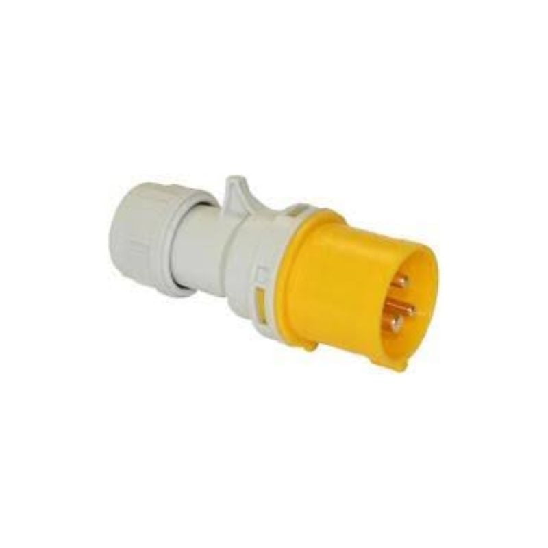 Pre Pack 16a 110v Plug – Yellow