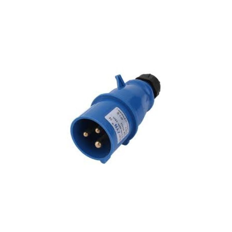 220V 16 Amp Blue Plug