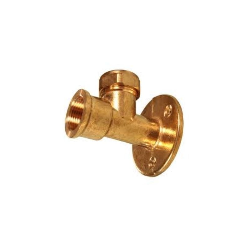317 Compression Elbow female Coupler Pipe Fitting Brass wall mounted