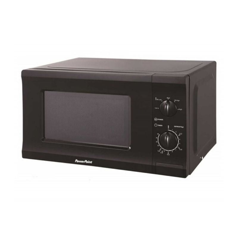 700w Black 20 Litre Microwave