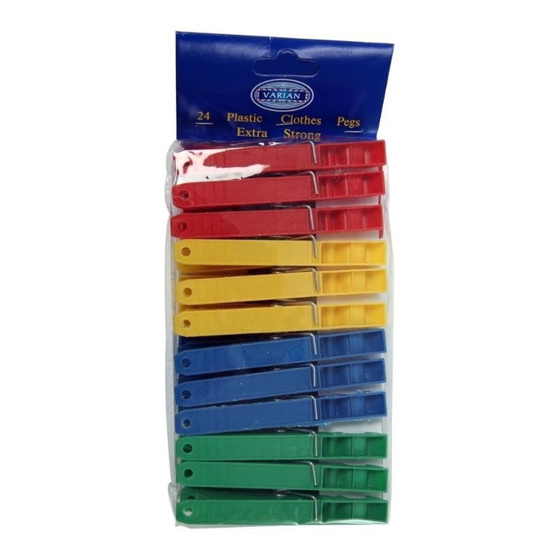 Clothes Pegs Plastic Pack of 24