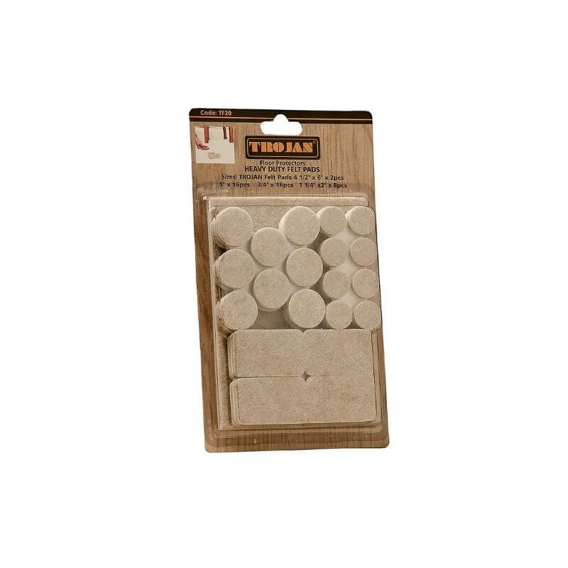 Felt Protective Pads For Flooring (42 Per Pack)