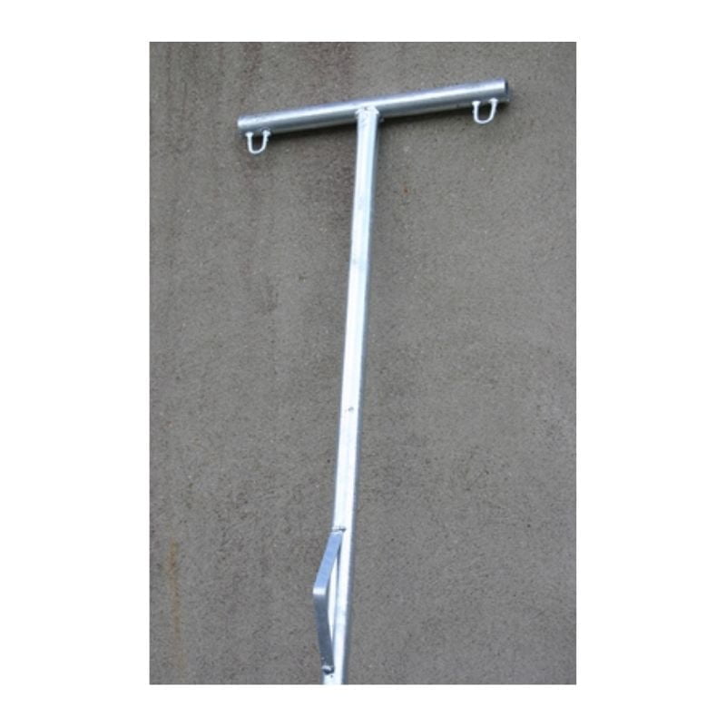 Galvanised Clothes Line Pole Outdoor Washing Line T Pole