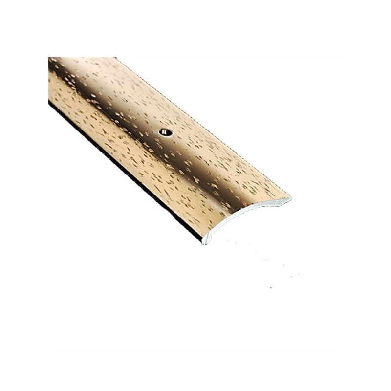 Gold Screw Down Flooring Coverstrip 9ft