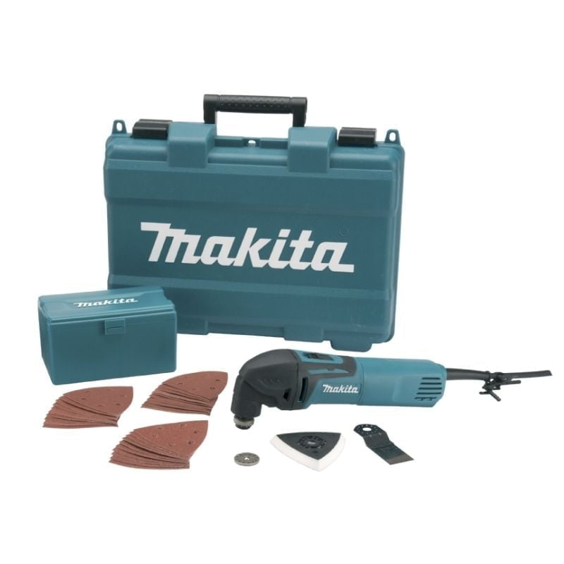 Makita Multi Tool TM3000CX4 320W MULTI CUTTER INC 57 ACCESSORIES