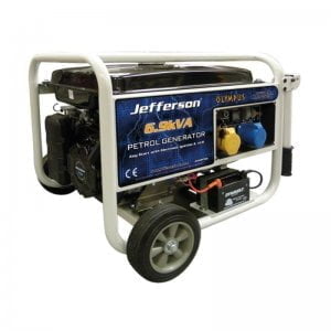 Petrol Generator from Jefferson - 6.9 KVA 13HP With AVR & Electric Start