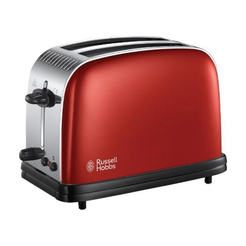 Red Toaster Two Slice Russell Hobbs