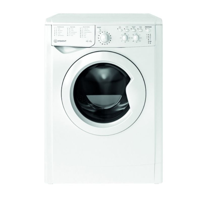 6 / 5kg Washer Dryer Indesit ECOTIME 1200 Spin IWDC65125 UKN