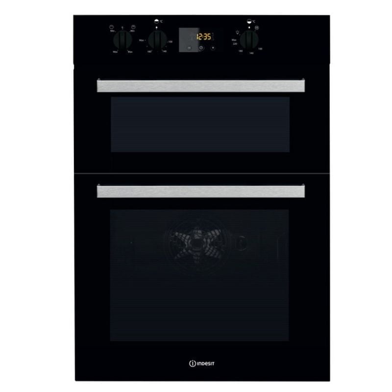 Aria Collection Double Electric Oven 60cm – Black