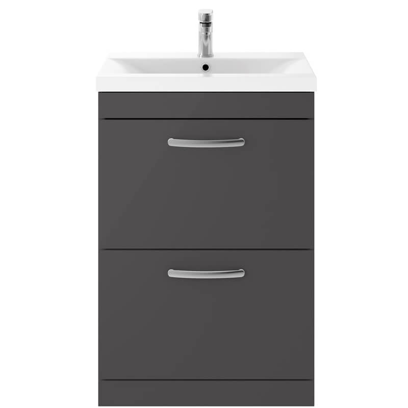 Athens Twin Drawer Floor Standing Sink Cabinet