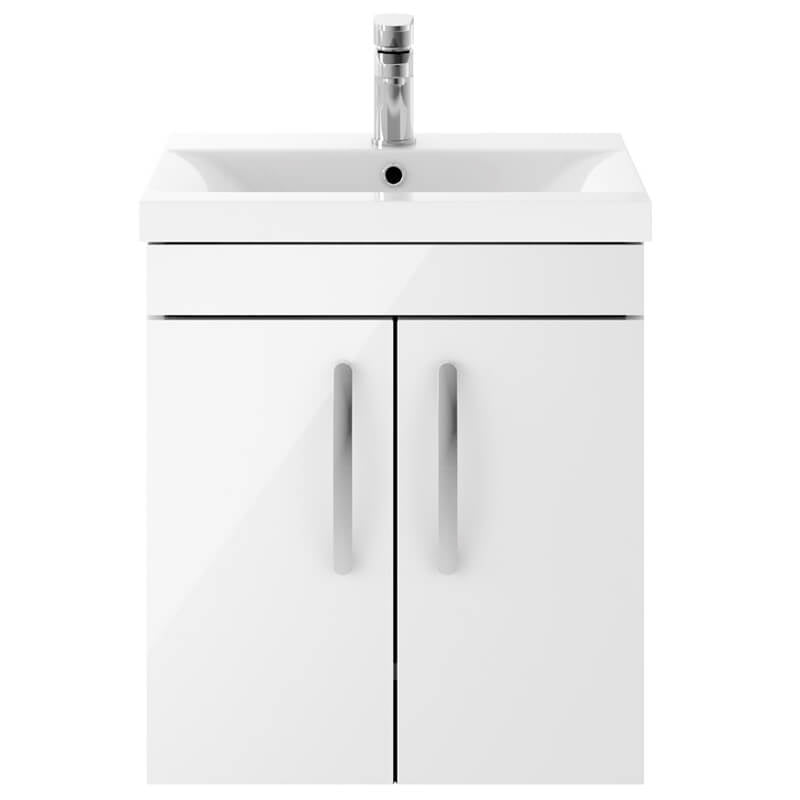 Athens Sink Cabinet, 2 Door,Wall-hung,-50-White