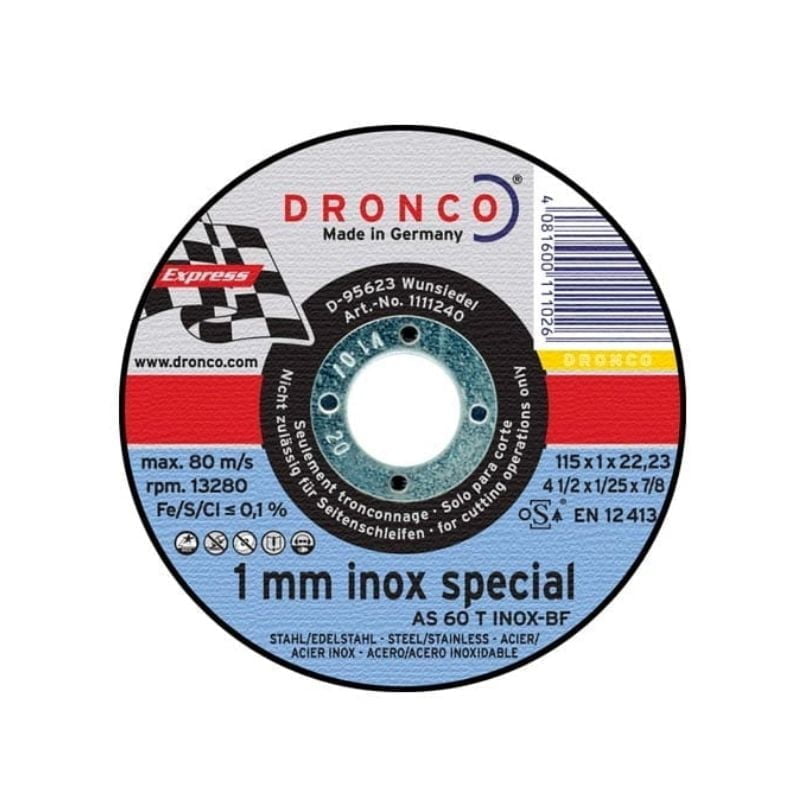 Dronco Skinny Metal Cutting Disc 155mm X 1mm