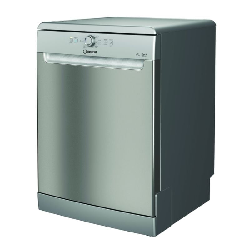 Freestanding Dishwasher 60cm Silver 13 Place Settings Indesit DFE 1B19 X UK