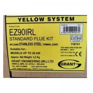Grant EZ90IR Low Level Balanced Flue Kit Label