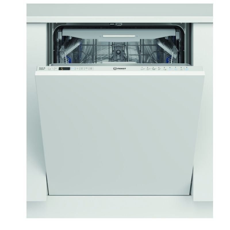 Integrated Dishwasher 60cm White 14 Place Settings Indesit DIO 3T131 FE UK